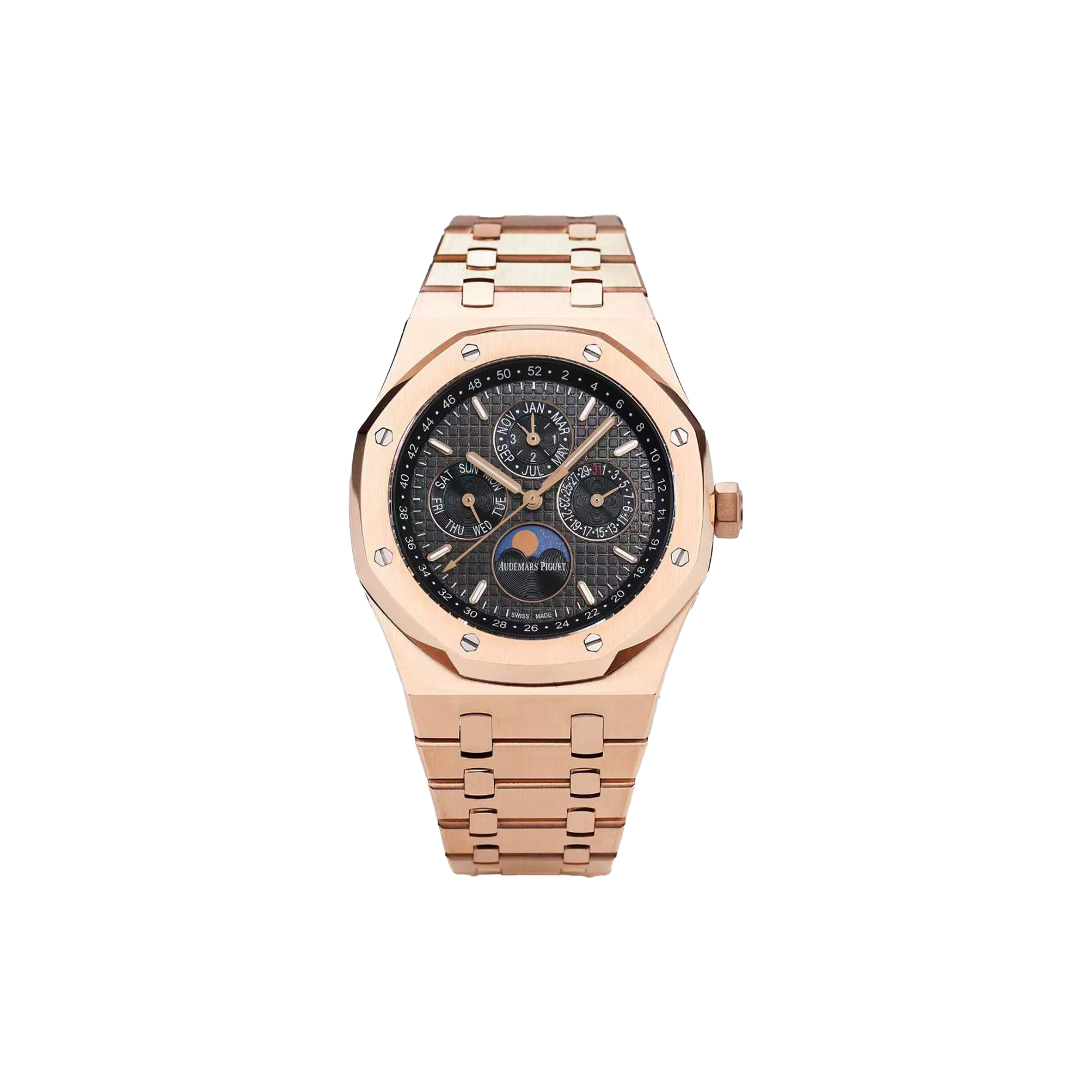 audemars p*g*et royal oak perpetual calendar rose gold auT0matic 26574or.oo.1220or.02